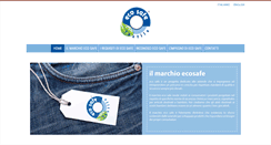 Desktop Screenshot of ecosafetextile.com